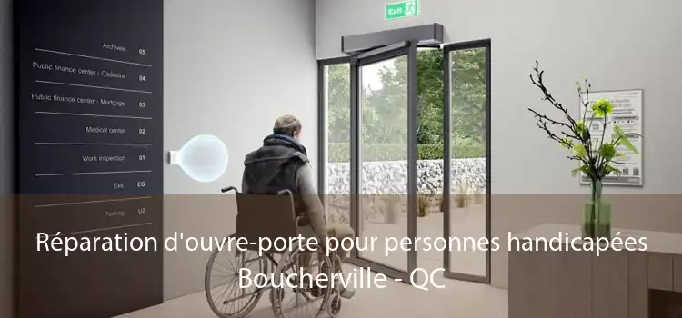Réparation d'ouvre-porte pour personnes handicapées Boucherville - QC