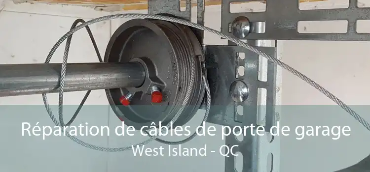 Réparation de câbles de porte de garage West Island - QC