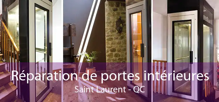 Réparation de portes intérieures Saint Laurent - QC